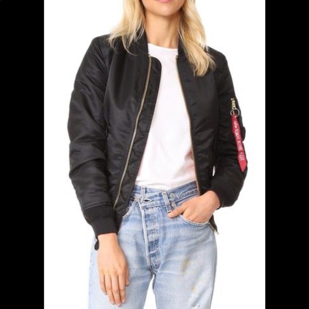 Alpha Industries Reversible Dark Grey Bomber M